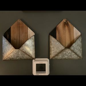 Rustic Farmhouse Mail Holders Wall Decor